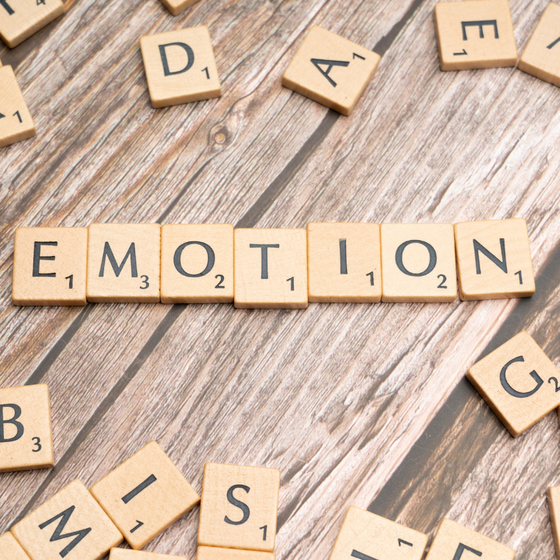 letters spelling emotional